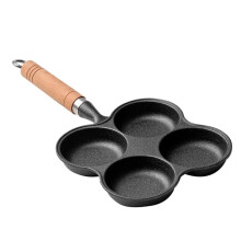 Non Stick Egg Frying Pan Omelette Pan Hanging Hole Cookware Easy to Clean
