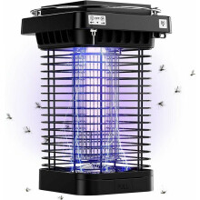 Insectenverdelger voor buiten, fysieke muggenbestrijding met ultraviolet licht, veilige ABS-behuizing voor binnen- en buitengebruik, gemakkelijk te