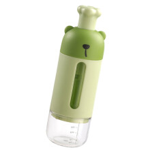Hygienic Press Type Seasoning Dispenser Kitchen-matcha green
