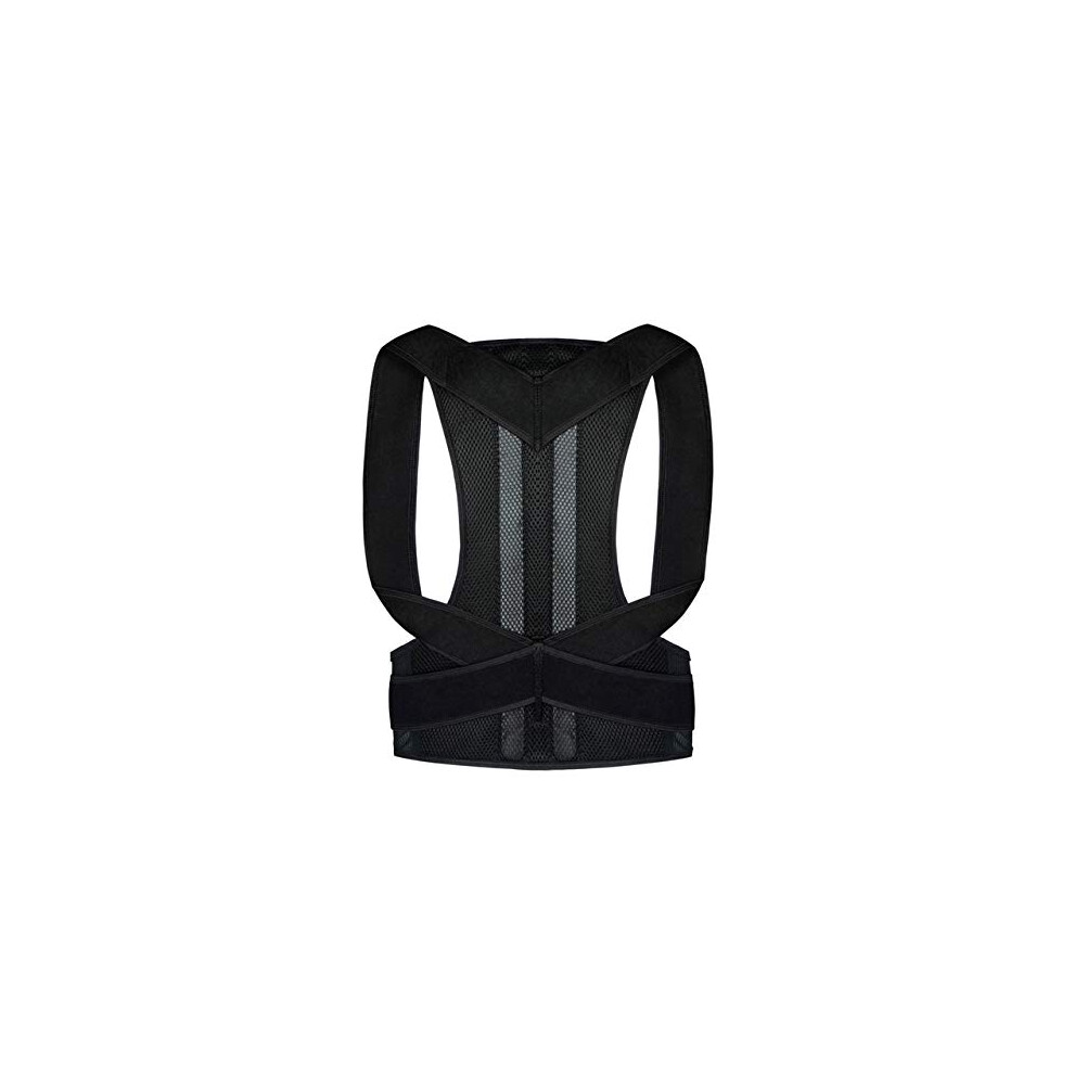 Black Back Support Posture Corrector Back Brace Orthosis Clavicle Support Correction Corset Adjustable Back Belt Dropshipping Back Posture Corrector X