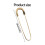 20 Stück U-Pin-Sicherheitsverschlüsse,-Gold 4