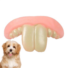Dog Fake Teeth Creative Humorous Tear Resistant Dog Fake Braces Dentures For Dogs