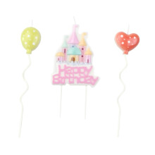 Candles for Birthday Cake Castle Shape Birthday Candles for Cake Safe Decoration