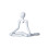 Abstract Thinker Plastic Statue Sculpture Desktop Book-White 2 1