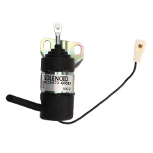 Náhradný solenoid palivového ventilu pre stroje Kubota, 12V konektor s plochým kolíkom, gumový a pružinový dizajn, jednoduchá montáž,