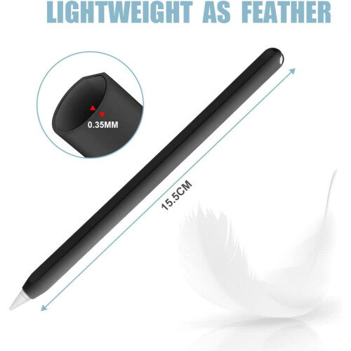 Θήκη σιλικόνης με άνετη λαβή για το Apple Pencil Pro, προστατευτικό κάλυμμα Apple Pencil 2ης 1