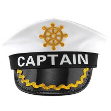 Costume de Cosplay pour adultes, chapeau marin, chapeau de-Blanc