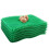 6PCS Chicken Nesting Box Mats for Hens 24 Cell Washable-Green 5