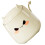 Modern Desktop Garbage Can with Press Open-Milky white little d 1