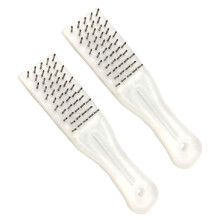 1 Set Fish Scale Brush Made of Plastic Scratch Removal Tool Removal Scraper Cleaning Brush Remover from Fish Scales White Glue 2 Pieces