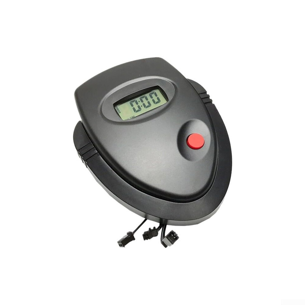 Exercise Bike Counter Monitor, LCD Monitor Speedometer With Heart Rate For Stationary Bike Rowing Machine Fitness Equipment Accessories
