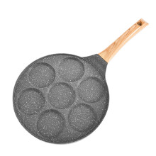 NonStick SevenHole Omelette Pan Versatile Frying Pan for Dumplings Outdoor Cooking