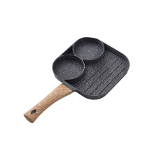 Omelet Multifunctional Frying Pan with Four Hole for Breakfast Maker Steak Egg Pancake Pan Cookware Wok 2 Hole Saucepan