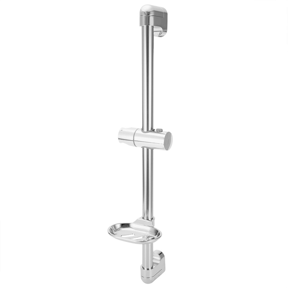 Shower Slide Bar, Shower Head Holder Stainless Steel Lifting Handhold Shower Head Holder Bracket With Soap Box G1/2' 9365049674546