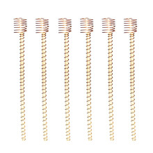 6 Pack Electroculture Gardening Copper Coil Antennas for Growing Garden with Electro Culture Coils