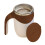 Automatic Stirring Coffee Cup Stainless Steels Mixing Cup-brown 1