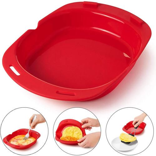 Microwave Omelette Maker  Nonstick Pans, Egg Roll Maker, Breakfast Maker 1