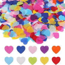 Biodegradable Heart Confetti for Weddings Valentines EcoFriendly 100g