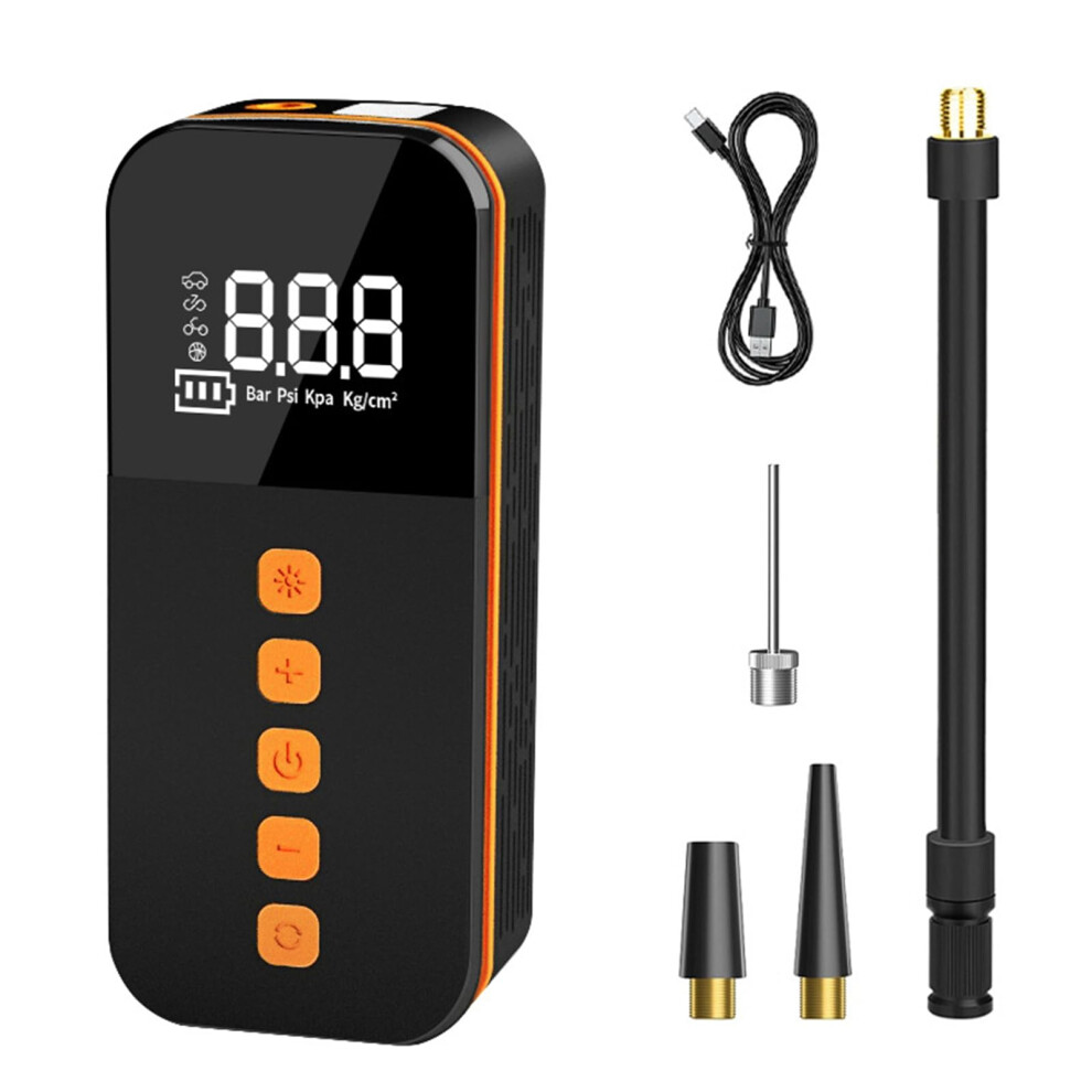 Rechargeable Air Pumps Tire Inflator Portable Compressor Digital Cordless Car Tyre Inflator For Motocycle Bicycles 9365049678162