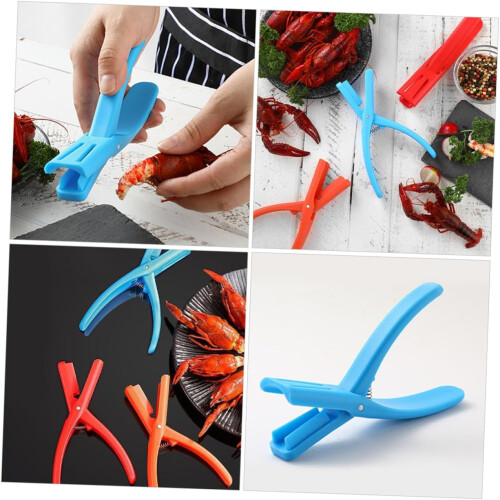 Crab Peeling Tool Shrimp Peeler Seafood Kitchen Gadgets Easy Peeling 3 Pack Reusable Plastic 1