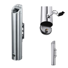 Outdoor Lockable Commercial Ashtray for Home Cigarette Ash Disposal Stainless Steel