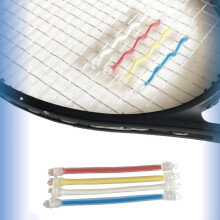 Silicone Tennis Racquet Shock Absorber, Vibration Dampener, Prevents Tennis Elbow (red)