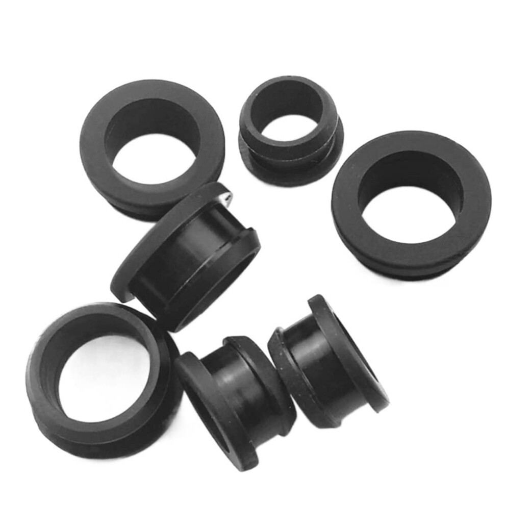 10 Pieces Black Foodgrade Silicone Grommets For 2Â30 Mm Holes Â For Protection And Sealing Of Cabling (A 8.5Mm (Hole 6Mm)) 9426802168778