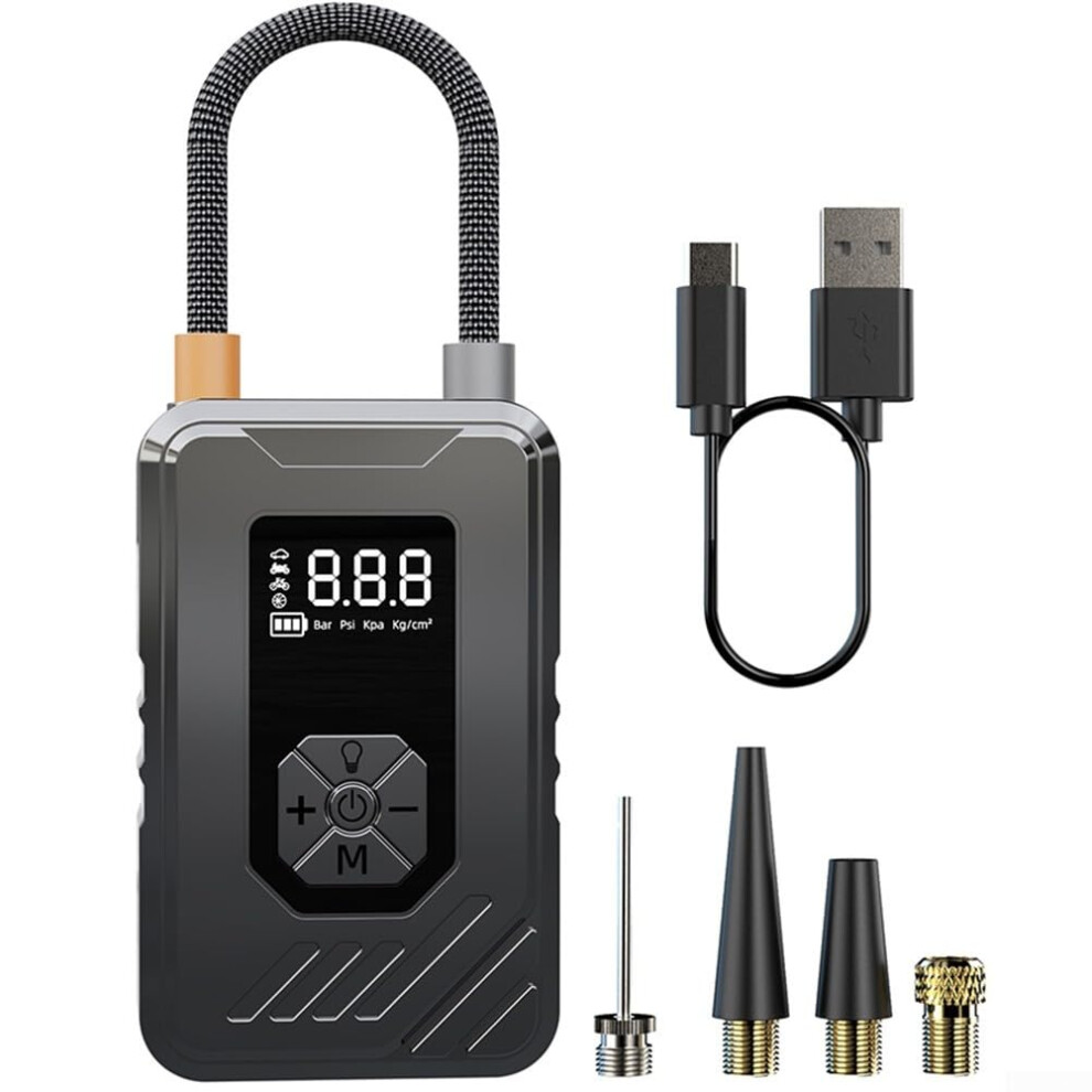 Electric Air Pump Quick Inflate Wireless Tire Inflator For Automotive Enthusiasts Road Trip Adventurers 9412369714671