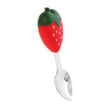 Stainless Steel Fork and Spoon Set with FoodGrade Silicone Short Handle Toddler Utensils for Kids Dining Dishwasher Safe Sage Green