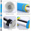 Adjustable pullup bar without screws, 65115 cm, 150 kg (Blue 85115cm) 3
