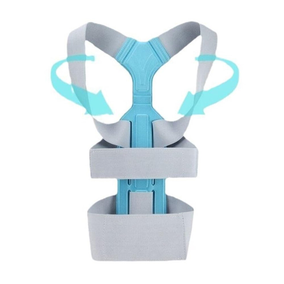 Gray Back Support, Posture Correction, Improves Chest, Back, And Back Support For Poor Sitting Posture, Correction Belt (, M) M