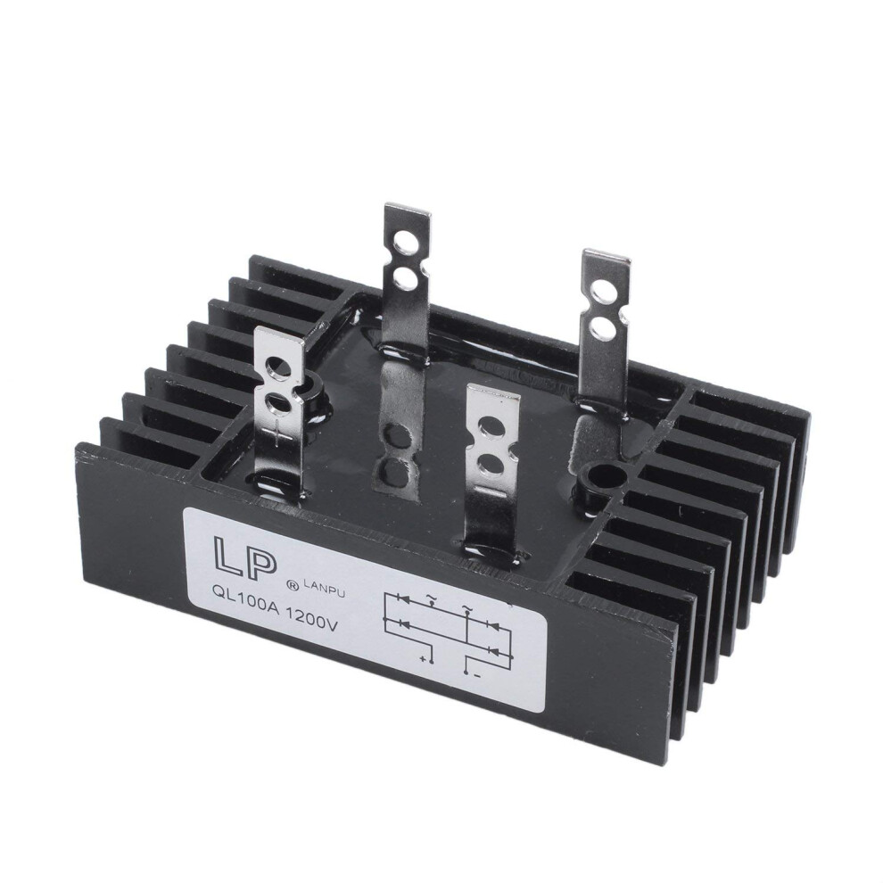 100A 1200V 4Pin Singlephase Diode Bridge Rectifier Ql100 Type 9426802168884