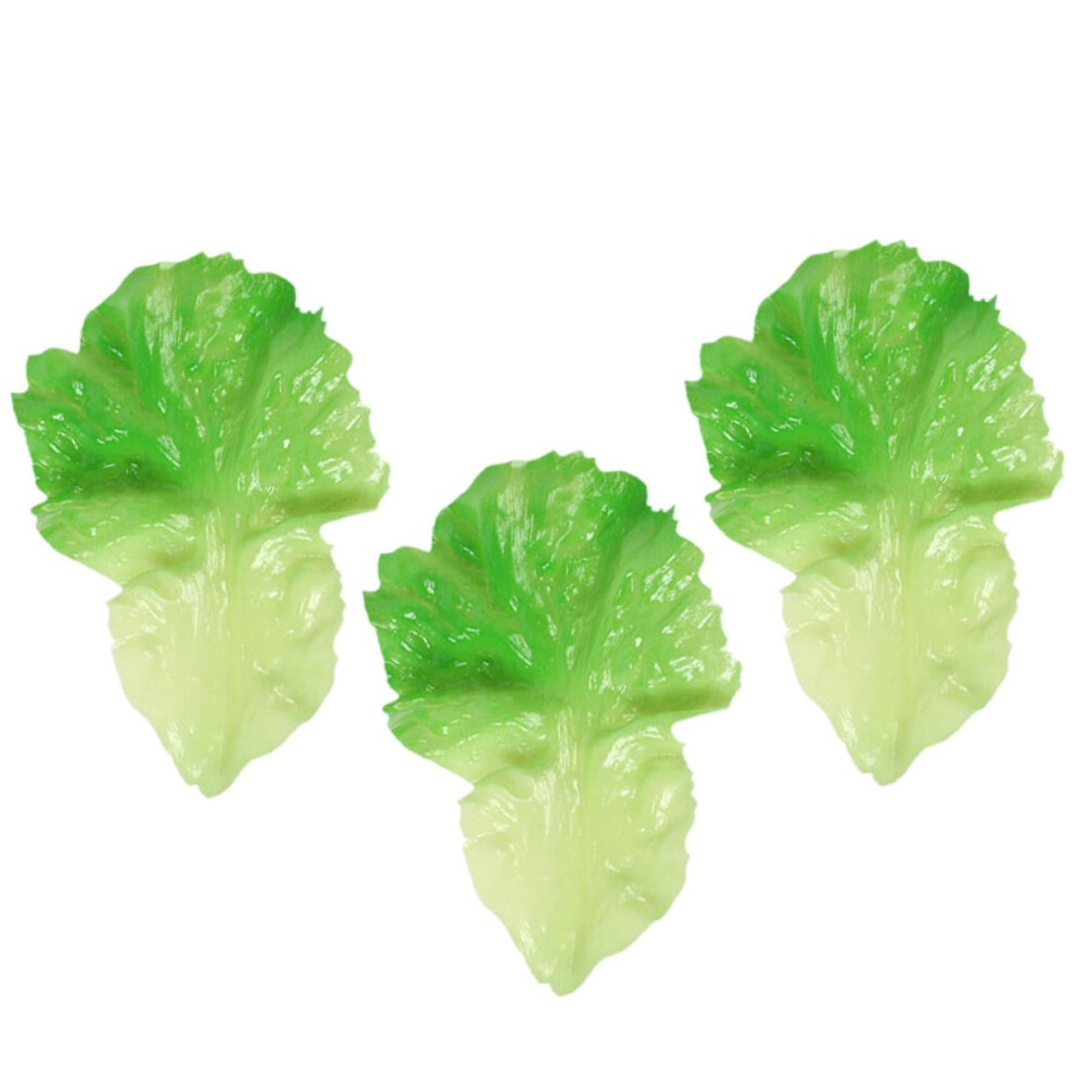 3 Pieces Lifelike Artificial Leaves Quality Simulation Vegetable Models For Restaurant Decor And Photography Props 9412369708939