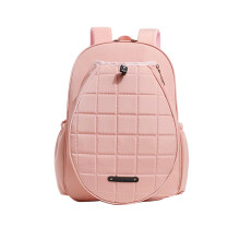 Tennis Backpack, Racket Carry Case, MultiPocket Large Capacity, Pink