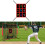 Wall Ball Strike Target  Pitching Team Training Aid,Adjustable Target For Baseball Net Practice, Numbered Strike Mat 2