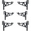 Beehive Frame Holder 6pcs Bracket Tool Designed for Beekeepers' Efficiency (black) 1