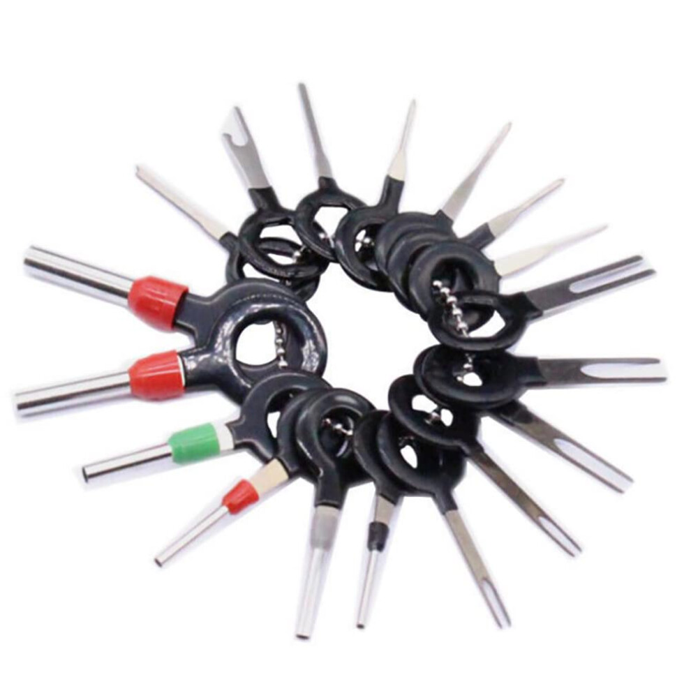 1 Set Of 18 Individual Hollow Rivet Pins, Tool For Removing Cable Lugs 9426802168815
