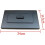 Rectangular  lid, black plastic cover, accessory for ice makers, spare part for accessories for soft ice cream machines. 2
