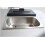 Rectangular  lid, black plastic cover, accessory for ice makers, spare part for accessories for soft ice cream machines. 5