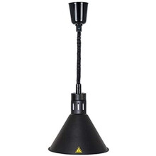 Food Heating Lamp Buffet Heat Lamp Adjustable Telescopic Light Ceiling Lamp Black