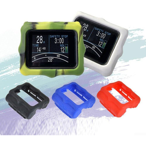 Silicone Protective Cover for Shearwater Perdix Dive Computer, Elastic Design to Prevent Dust (Blue) 2