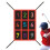 Strike Zone Target Net  Practice Throwing And Hitting With Accuracy  Adjustable Target For Baseball Net Practice, Numbered Strike Mat 1