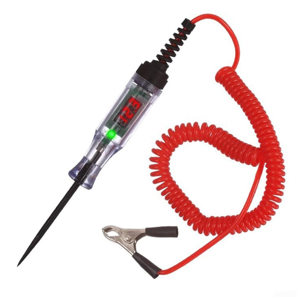 Automotive Circuit Tester 370V Dc Digital Voltmeter Electrical Diagnostic Tool For Cars Trailers Boats Motorcycles 9189345796166