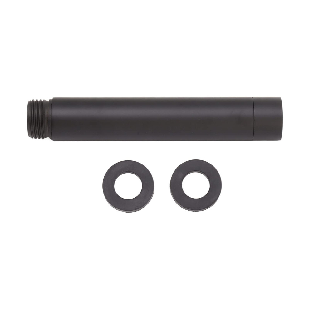 Shower Head Extension Arm, Shower Arm Extension Shower Head Extender Shower Pipe Extension For Extending Or Lowering Showerhead, Black 9412369718655