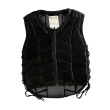 Padded Riding Vest for Boys and Girls with Zipper Closure