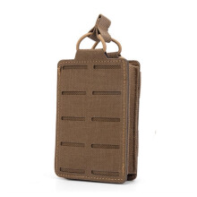 Tactical Magazine Bag, Magazine Bag MOLLE Mag Pouch magazine bag hunting magazine bag Molle pouch for M4/M16/AK47/AK74 magazine Black Khaki
