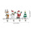 Décoration murale avec bas de Noël antidérapant, base robuste - 3