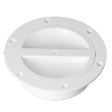 Porte d'accès électrique compatible avec les caravanes et camping-cars. Boîtier de jonction étanche. Construction robuste. Installation facile.