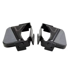 'Set of 2 Bicycle Foot Pegs Made of Carbon Steel for Stable Stunt Pedals Secure Hold for Mountain Bikes and BMX Foldable and Robust'