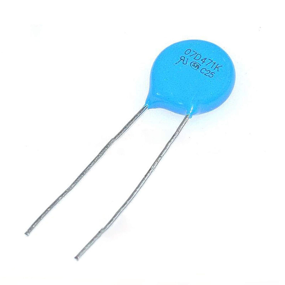 50 Pieces Varistor 07D471k 470V Piezo Resistor 7D471k 7D 9426802169089